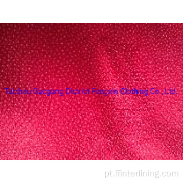 Tecido liso colorido tecido tecido fusível entretela